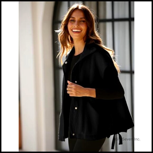 Oversized Sherpa Fleece Vest Sleeveless Button Down Fuzzy Winter Warm Outerwear - Picture 6 of 7